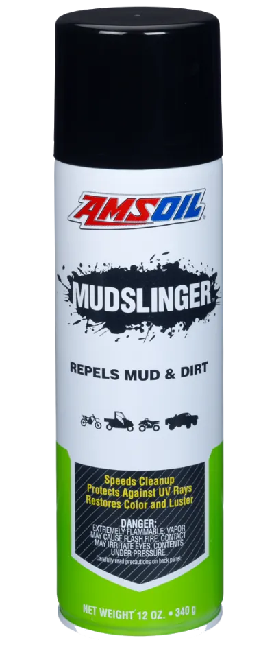 AMSOIL Mudslinger Mud and Dirt Repellant spray can
