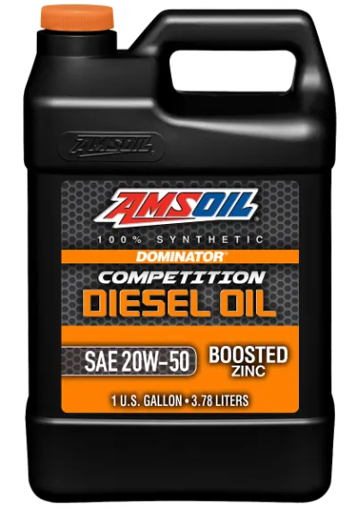 AMSOIL DOMINATOR 20W-50 Competition Diesel Oil gallon jug