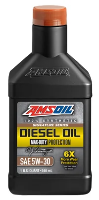 AMSOIL Signature Series Max-Duty 5W-30 Synthetic Diesel Oil