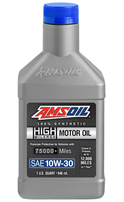 AMSOIL 100% Synthetic High-Mileage Motor Oil 10W-30