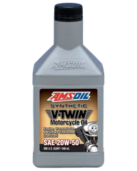 AMSOIL 20W-50 Synthetic V-Twin Motorcycle Oil