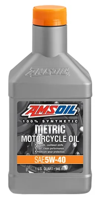 AMSOIL 100% Synthetic Metric Motorcycle Oil 5W-40