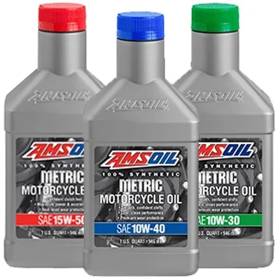 AMSOIL Synthetic Metric Motorcycle Oil product family