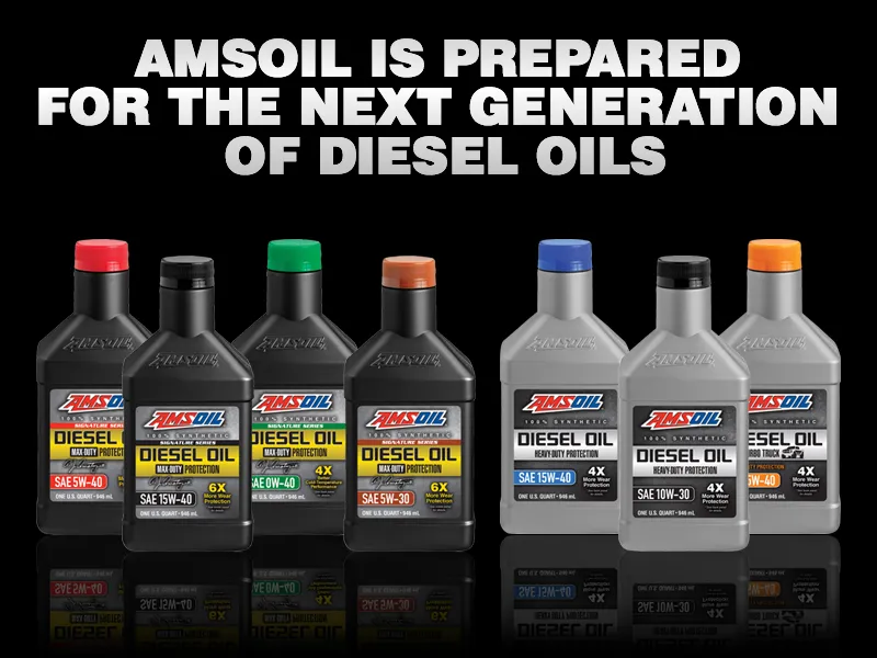 AMSOIL is prepared for the Next Generation of Diesel Oils