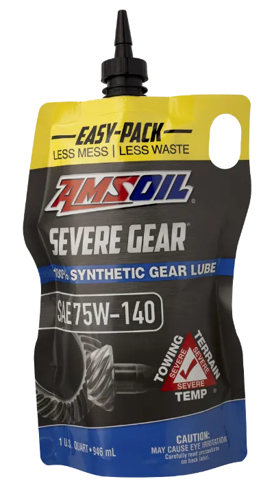 AMSOIL SEVERE GEAR 75W-140 Synthetic Extreme-Pressure Gear Lube Easy-Pack