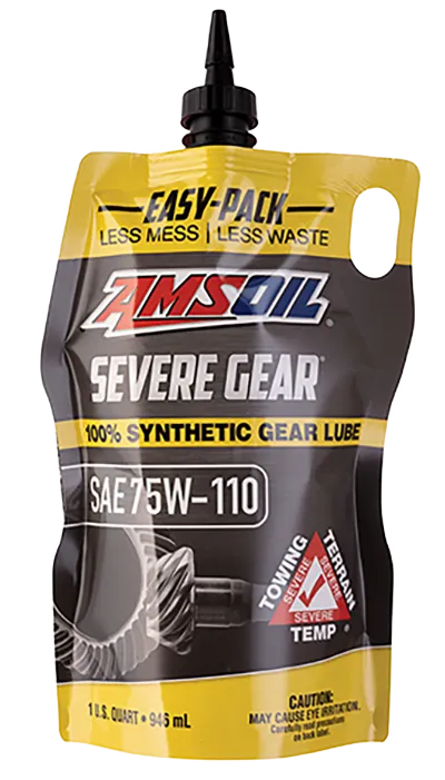 AMSOIL SEVERE GEAR 75W-110 Synthetic Extreme-Pressure Gear Lube Easy-Pack