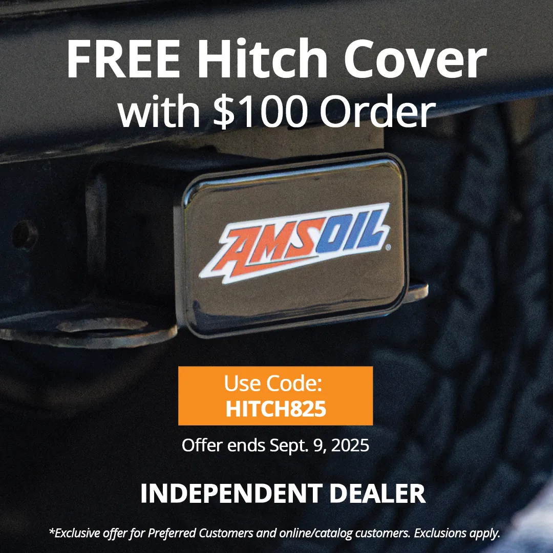AMSOIL Promotion – FREE AMSOIL HITCH COVER