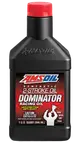 AMSOIL DOMINATOR Synthetic 2-Stroke Racing Oil quart bottle
