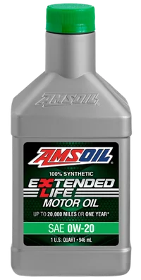 AMSOIL Extended-Life 100% Synthetic Motor Oil 0W-20