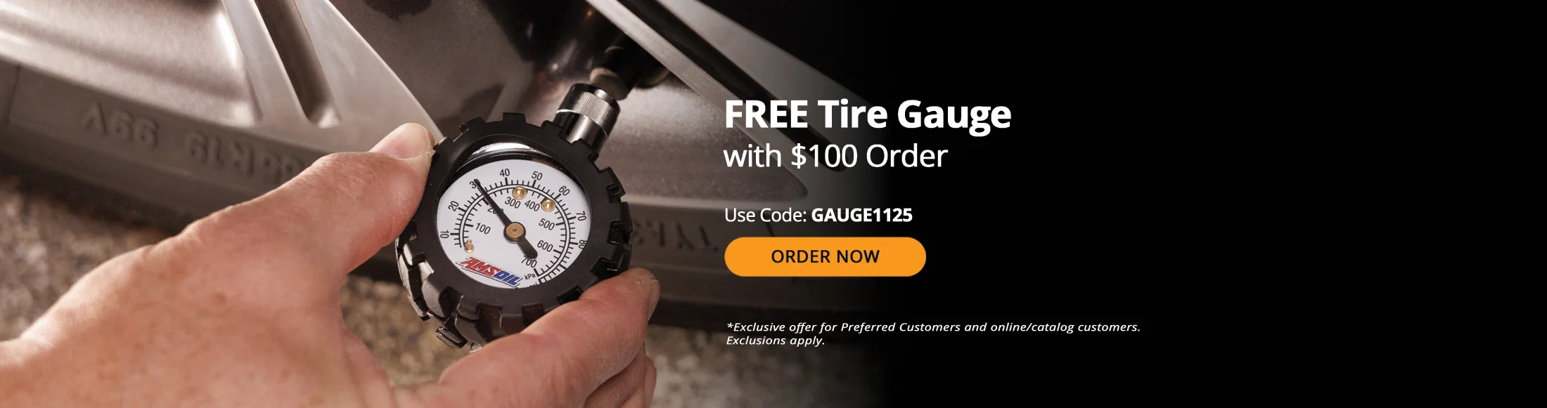 FREE TIRE GAUGE - AMSOIL Promotion