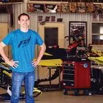 guy in garage
